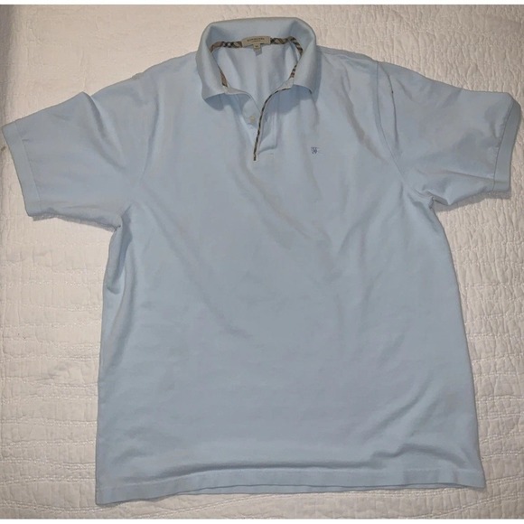Burberry London Other - Burberry London Men's Polo Pullover Light Blue Size XL  Small detail In Photo